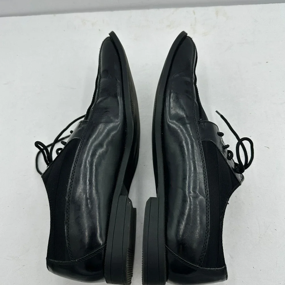 Stacy Adams Mens Black Bicycle Toe Dress Shoes Sz 11M Oxford Formal Wedding Prom